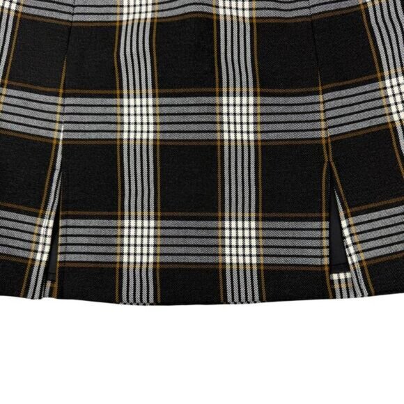 SUNDAY BEST Aritzia Mandy High-Rise Mini Skirt Sz 0 Plaid - Picture 3 of 6